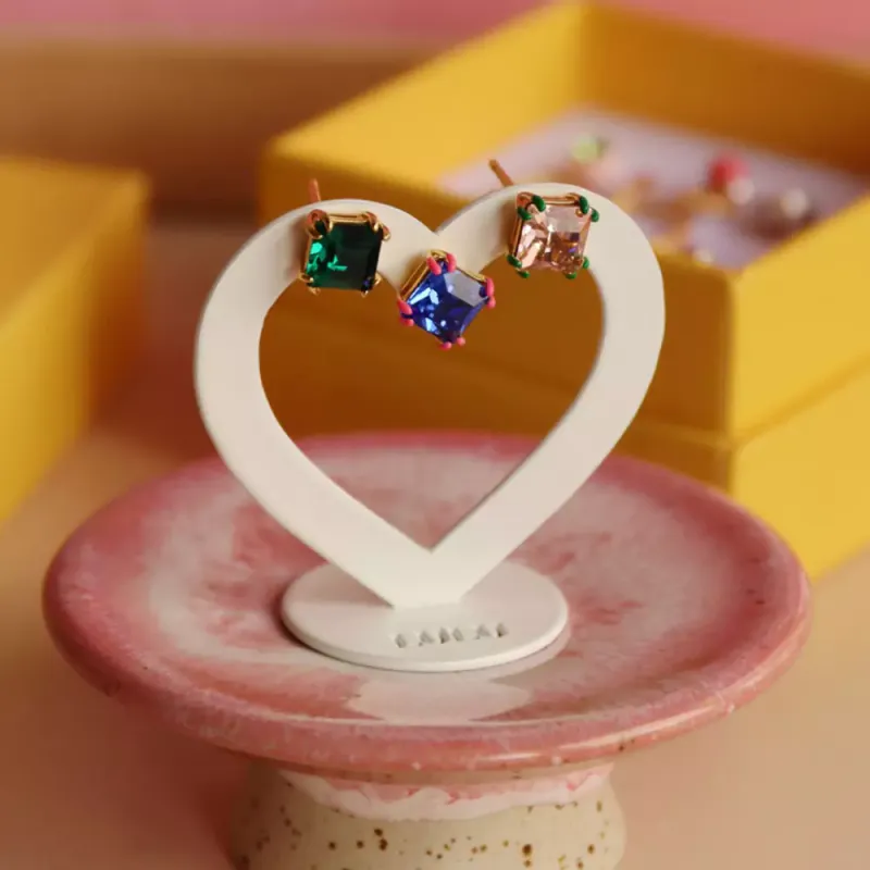 Gala Crystal Bling Øredobb Emerald 1 stk.