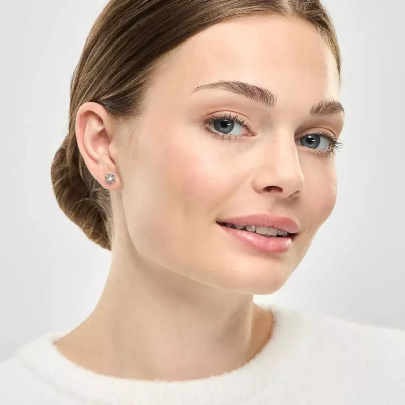 Flake Øredobb Sølv 1 stk.