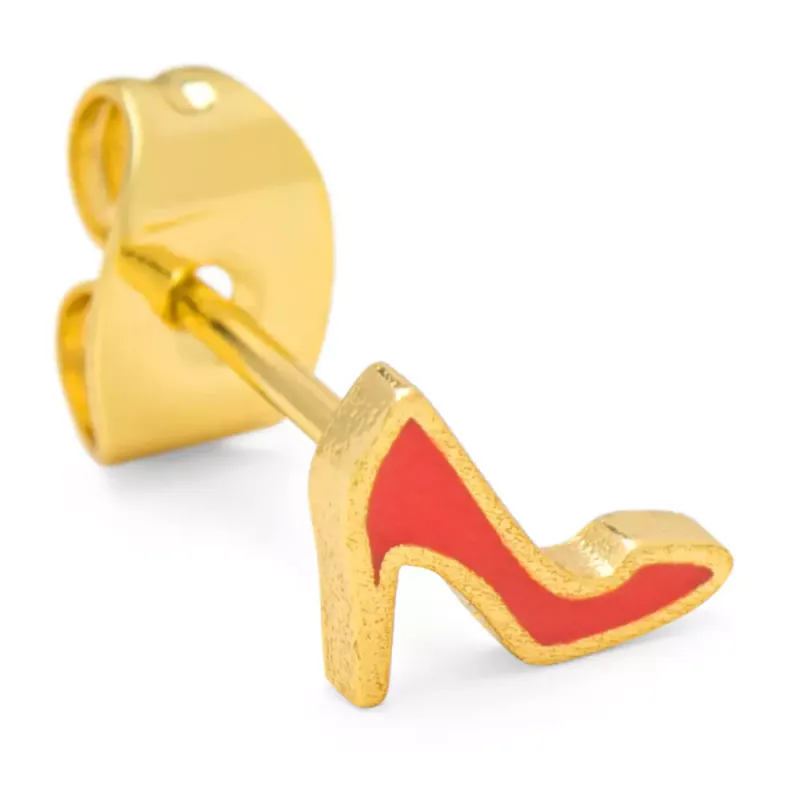 Stiletto Ørering 1 stk Forgyldt