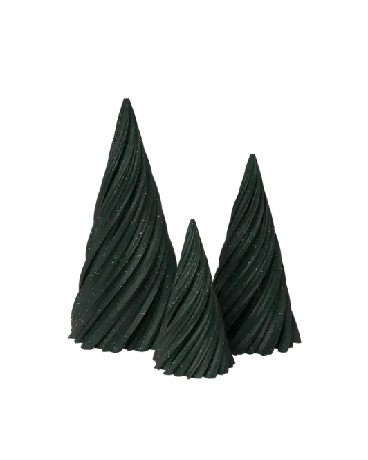 Hovedbilde WAVE Juletre  Glitter Green