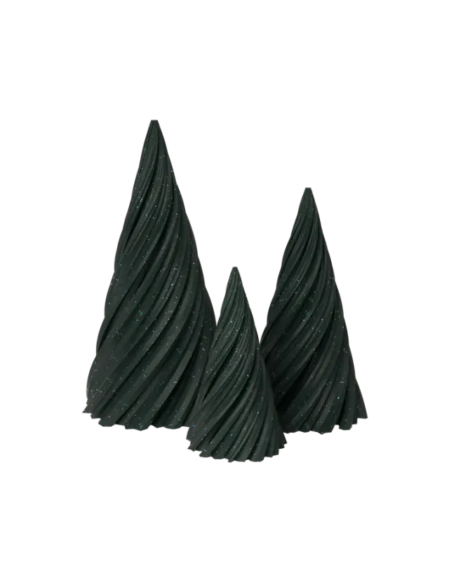 WAVE Juletre  Glitter Green